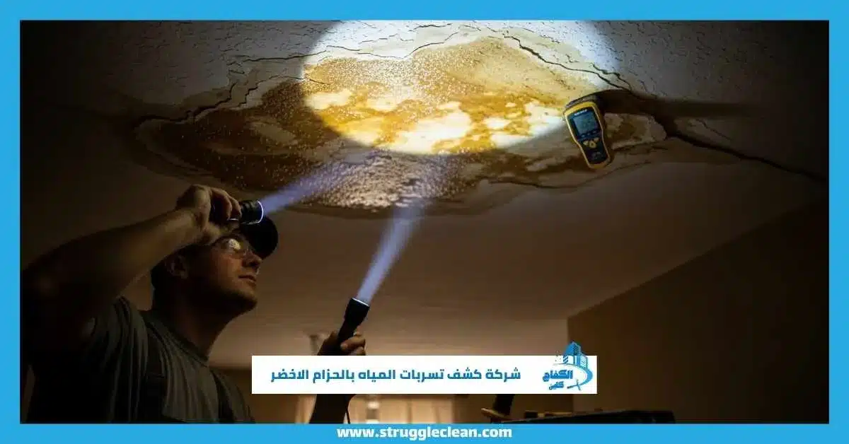 شركة كشف تسربات المياه بالحزام الاخضر