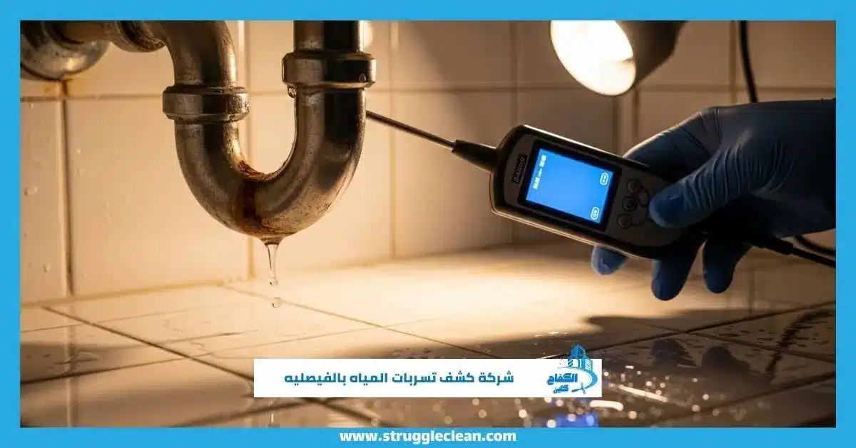 شركة كشف تسربات المياه بالفيصليه