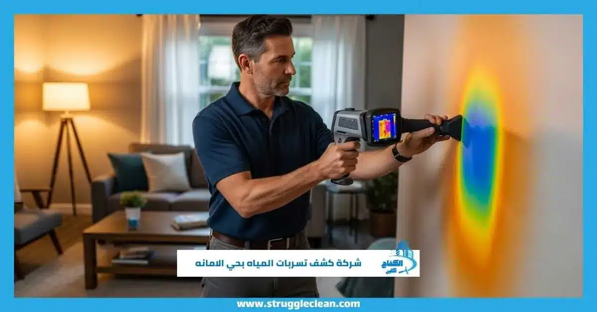 شركة كشف تسربات المياه بحي الامانه