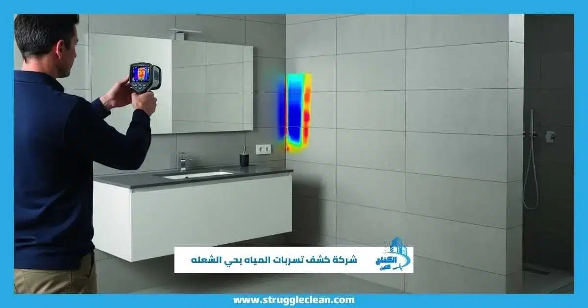 شركة كشف تسربات المياه بحي الشعله