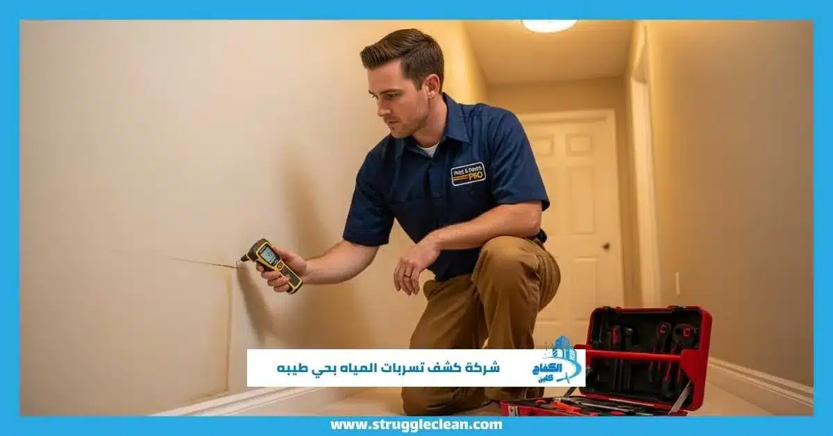 شركة كشف تسربات المياه بحي طيبه